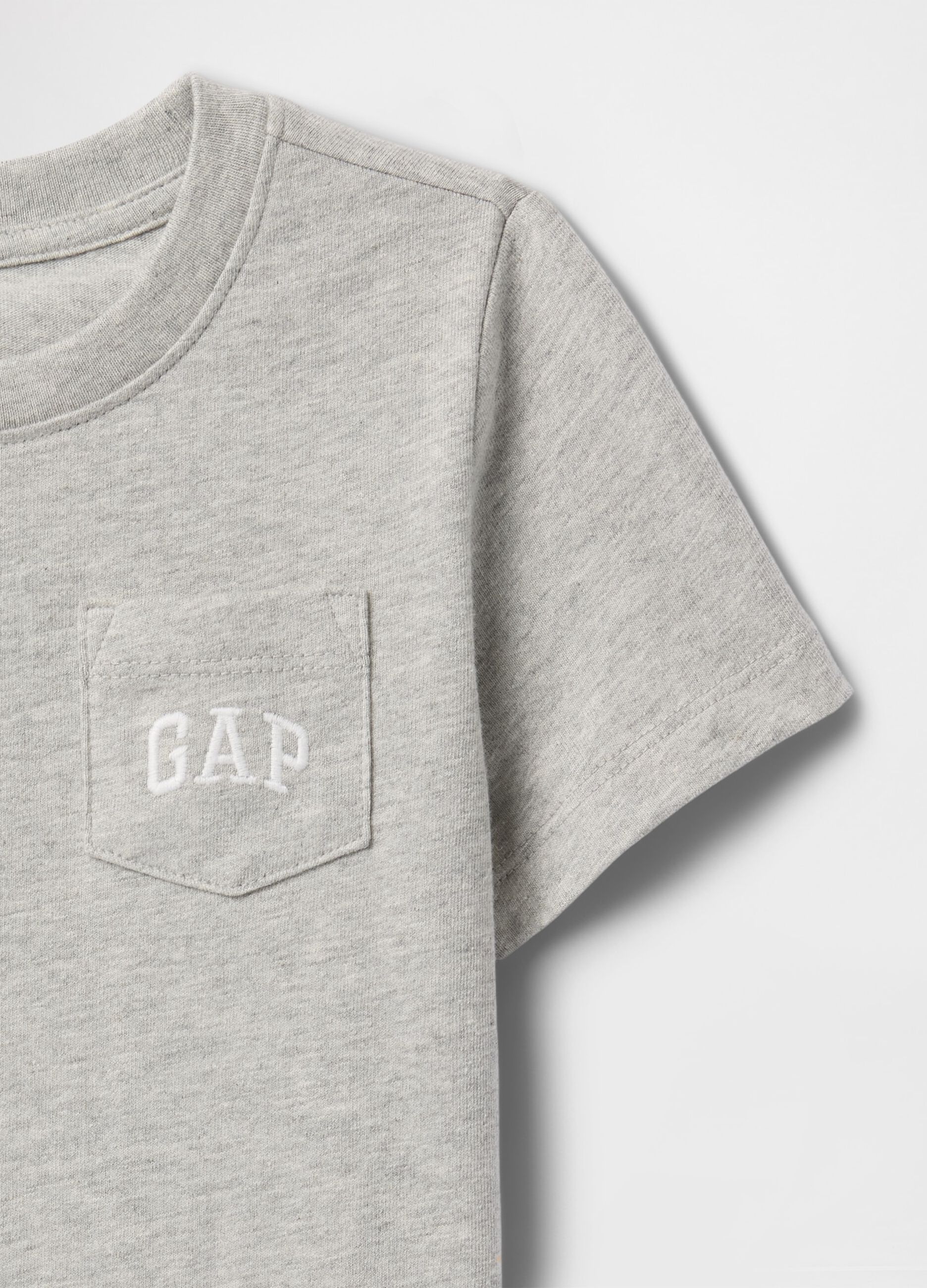 Grey T-shirt with GAP pocket