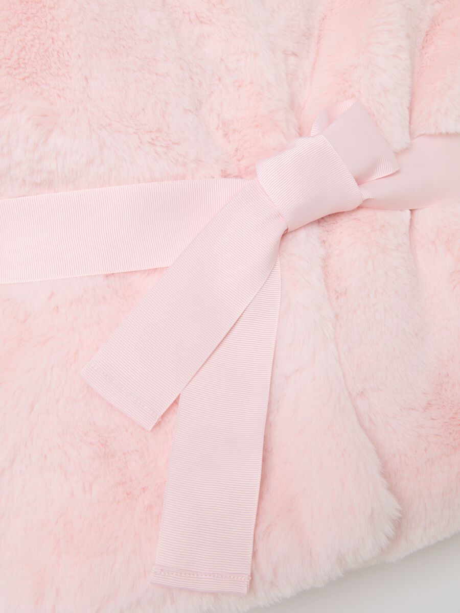 Slim Fit Pink Girls' Gilet_2