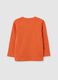 Orange regular fit pure cotton children's jumper_1
