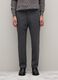 Regular grey trousers in stretch fabric_1