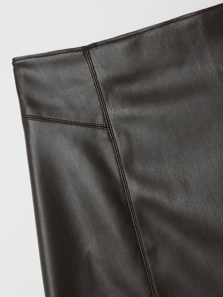 Gonna marrone corta_5