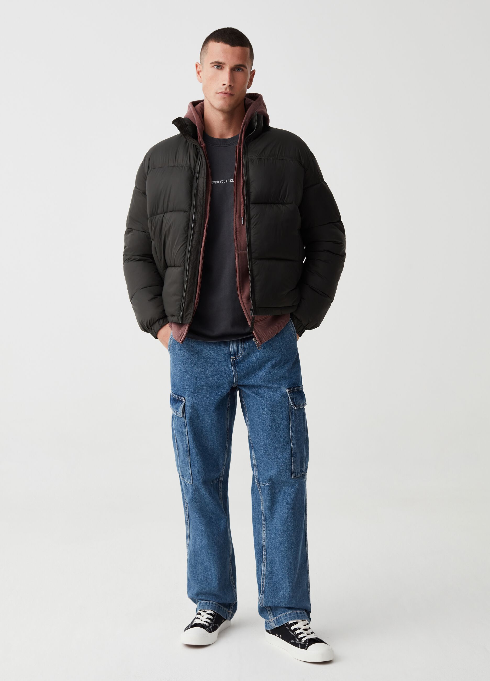 Piumini Uomo Verde OVS
