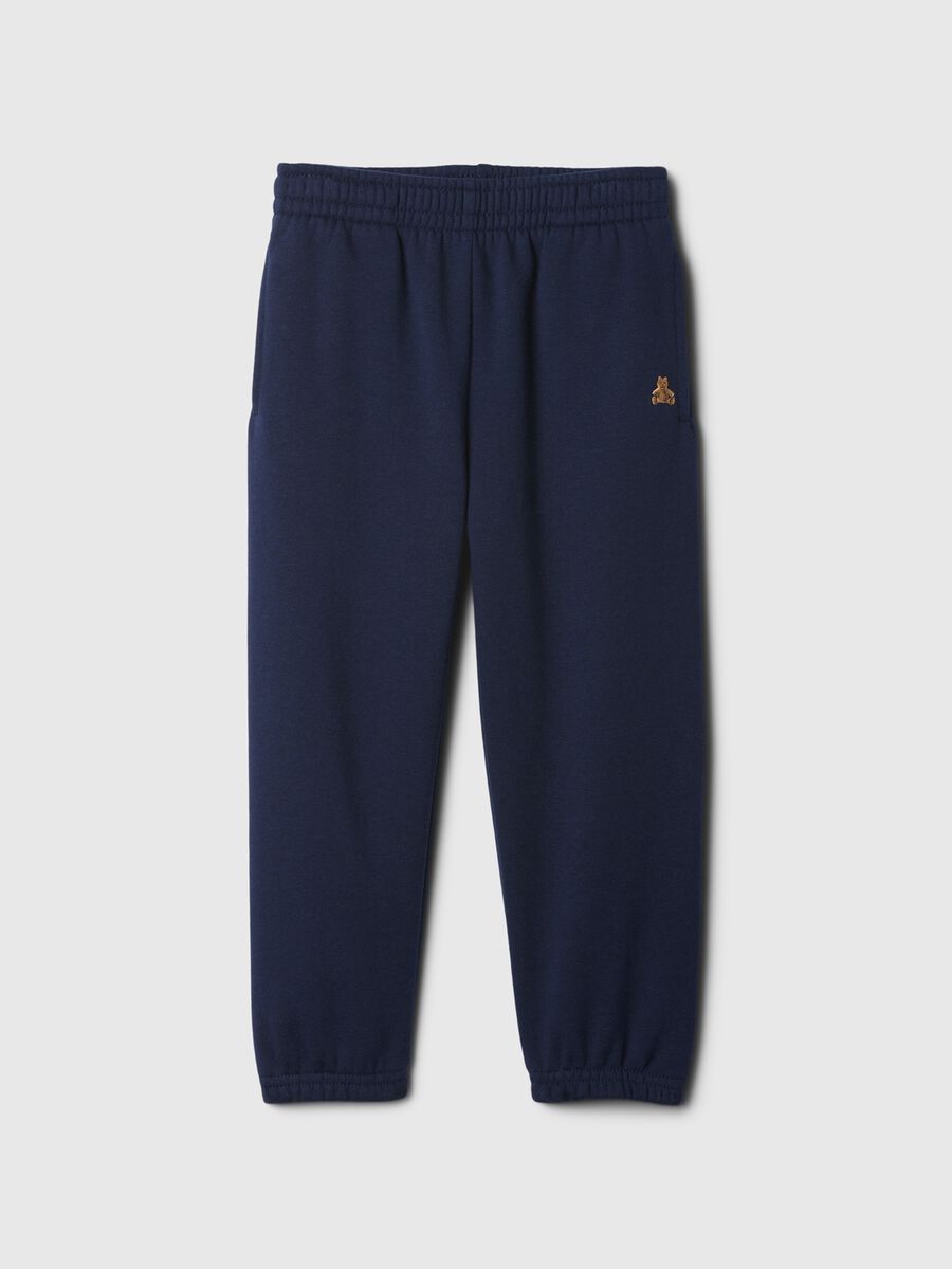 Children's Blue Trousers in Cotton and Polyester_0