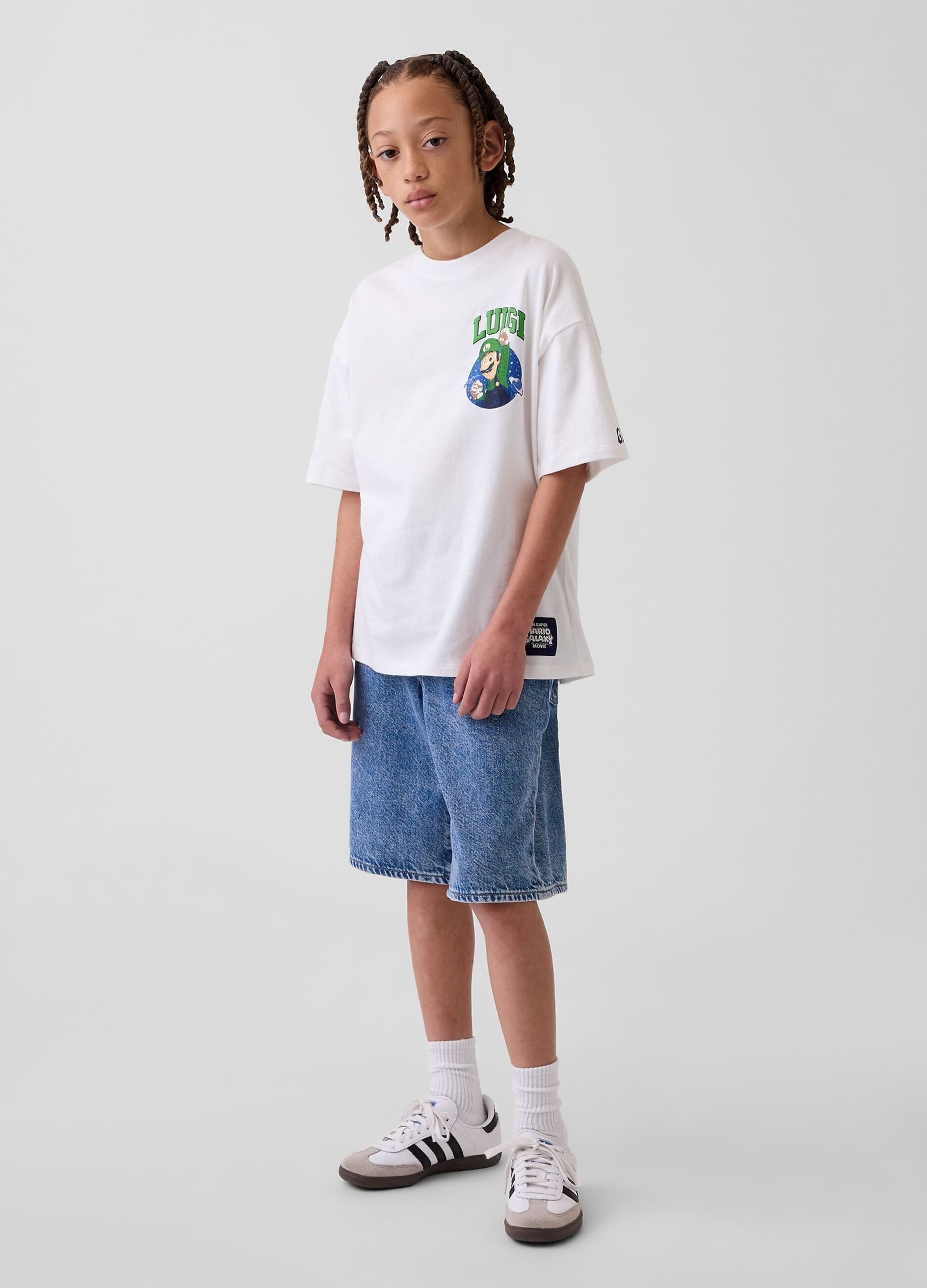 Super Mario Nintendo pure cotton short-sleeve T-shirt