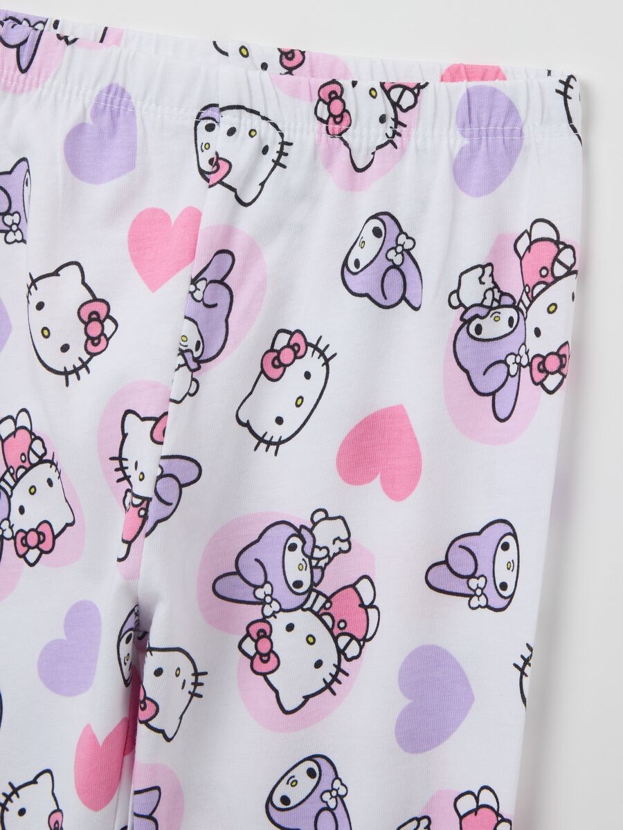 Cotton pyjamas with Hello Kitty and Kuromi print_3