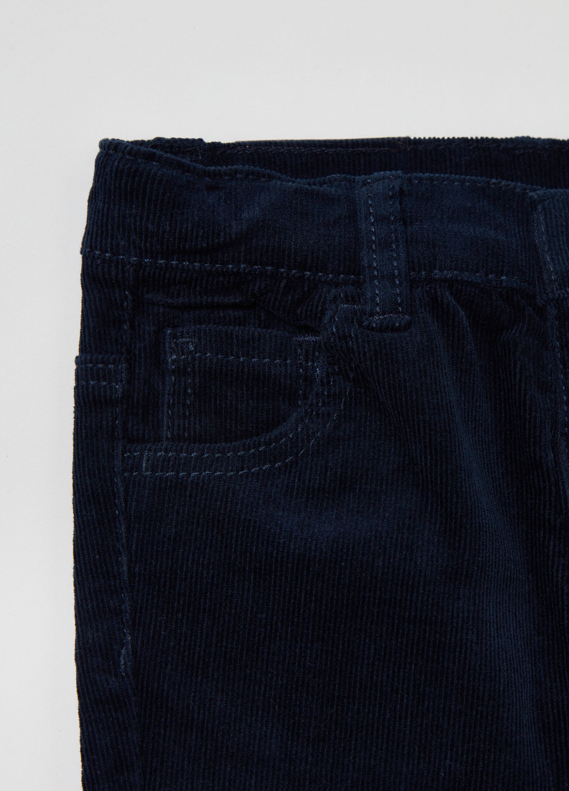 Pantaloni in corduroy cinque tasche_2
