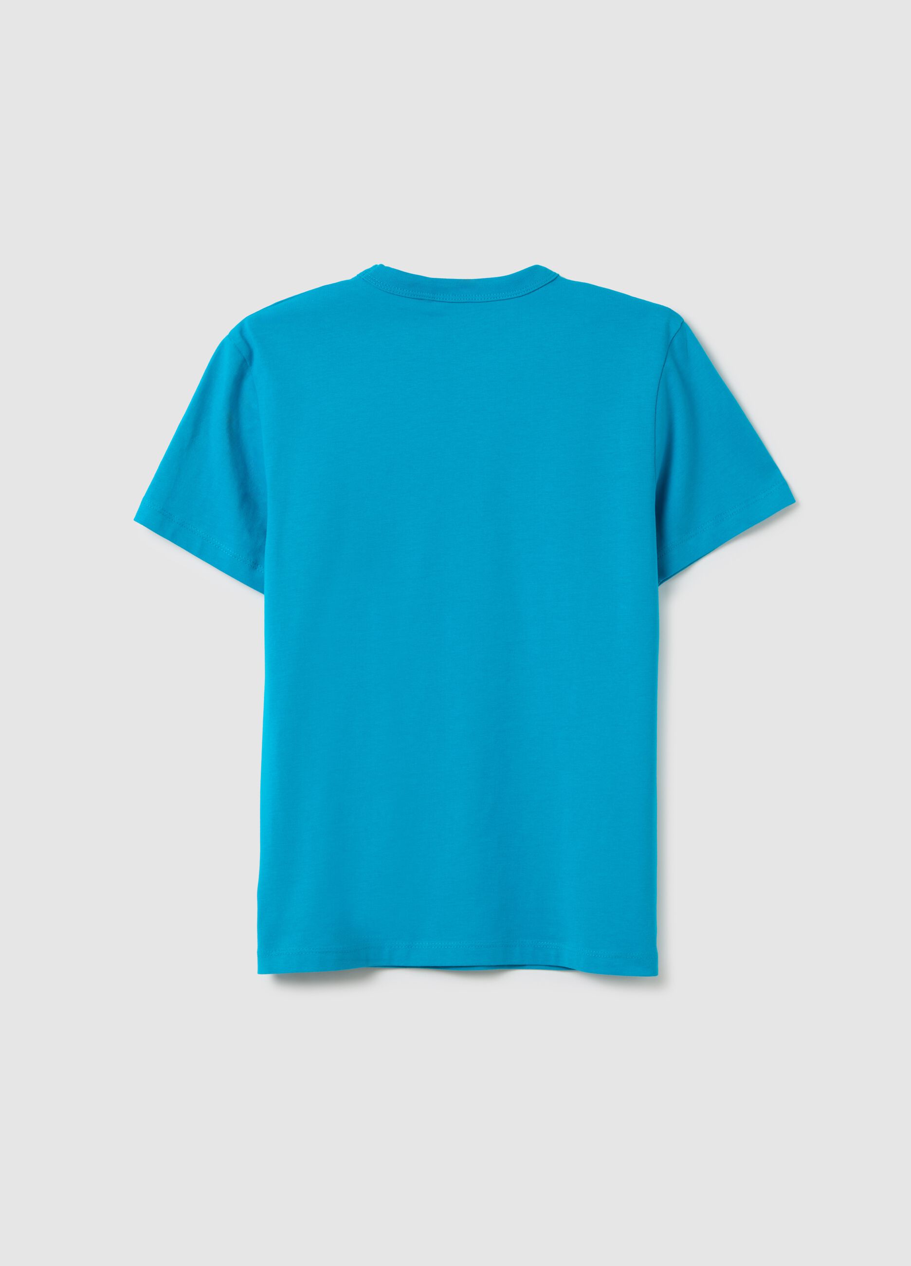 OVS Kids Blue Short Sleeve Cotton T-shirt