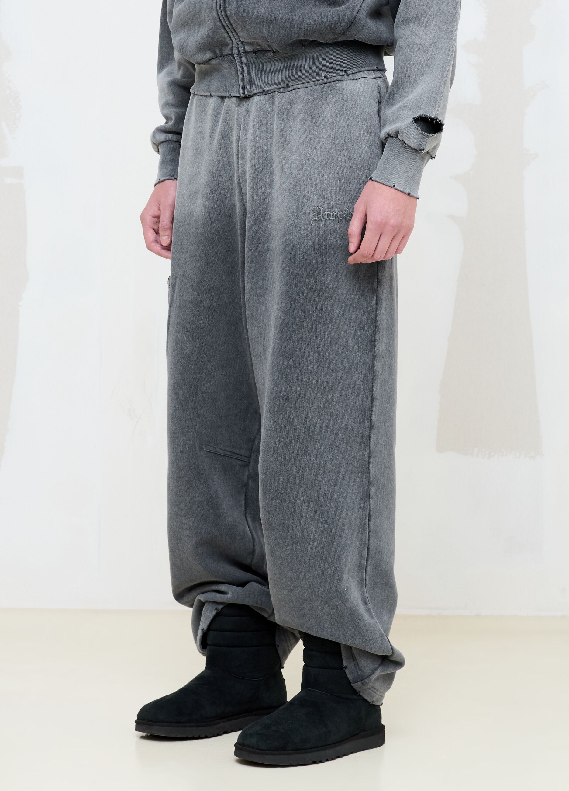 Sun-Faded Grey Sweatpants