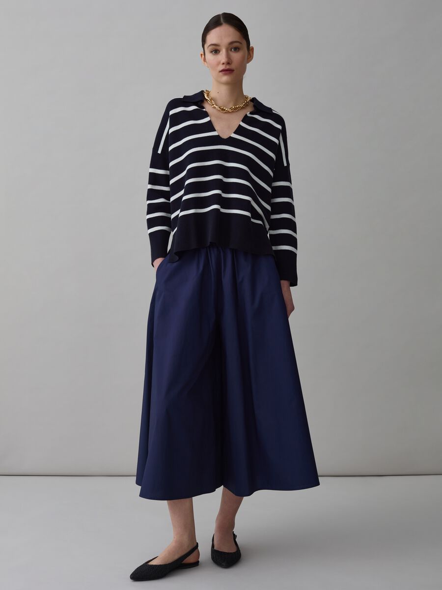 Culottes in poplin_0