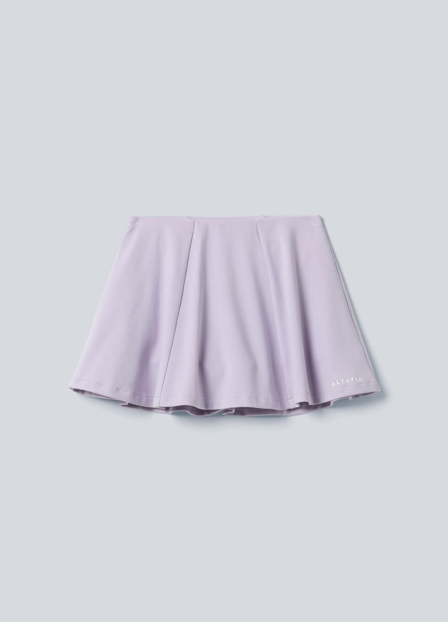 ALTAVIA COURT purple sports skirt in stretch technical fabric