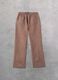 100% Linen Wide-Leg Trousers in Mocha_7