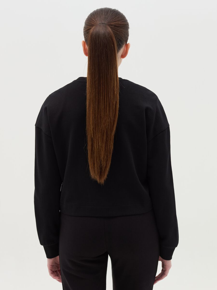 Crop sweatshirt with print_2
