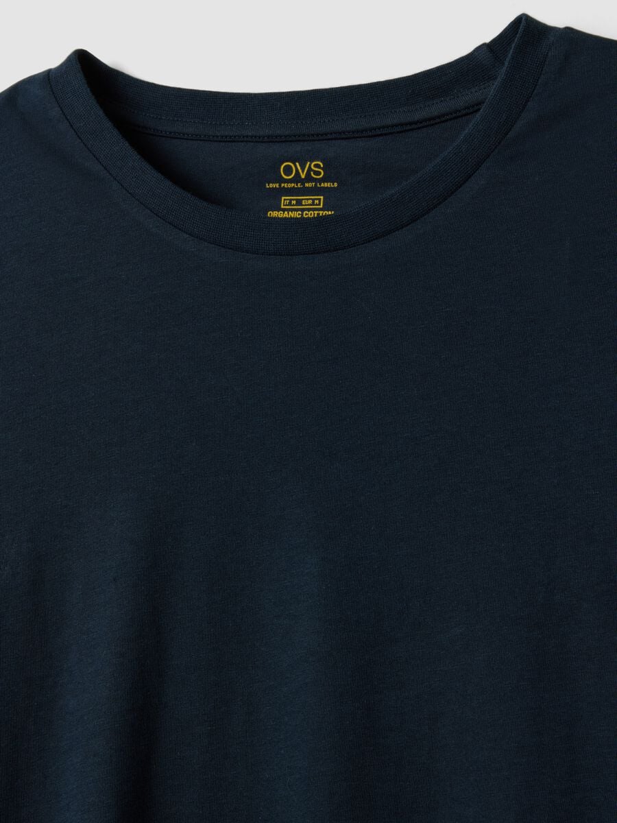 Pigiama blu in cotone organico_6