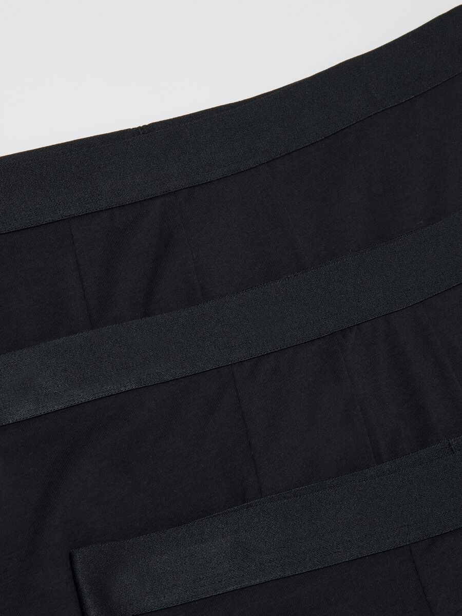 Multipack di cinque boxer in cotone nero_5