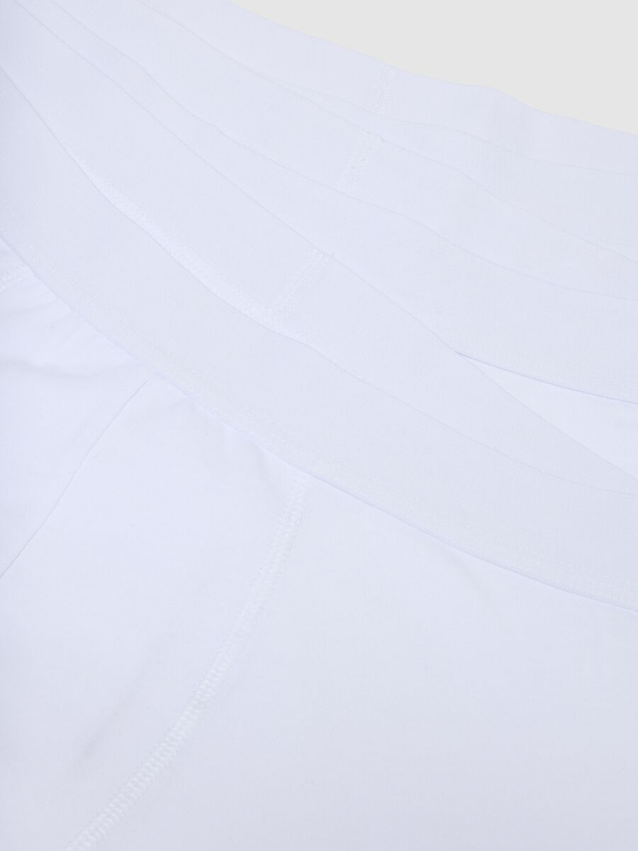 Triple pack of white boxer shorts in stretch cotton, regular fit_5