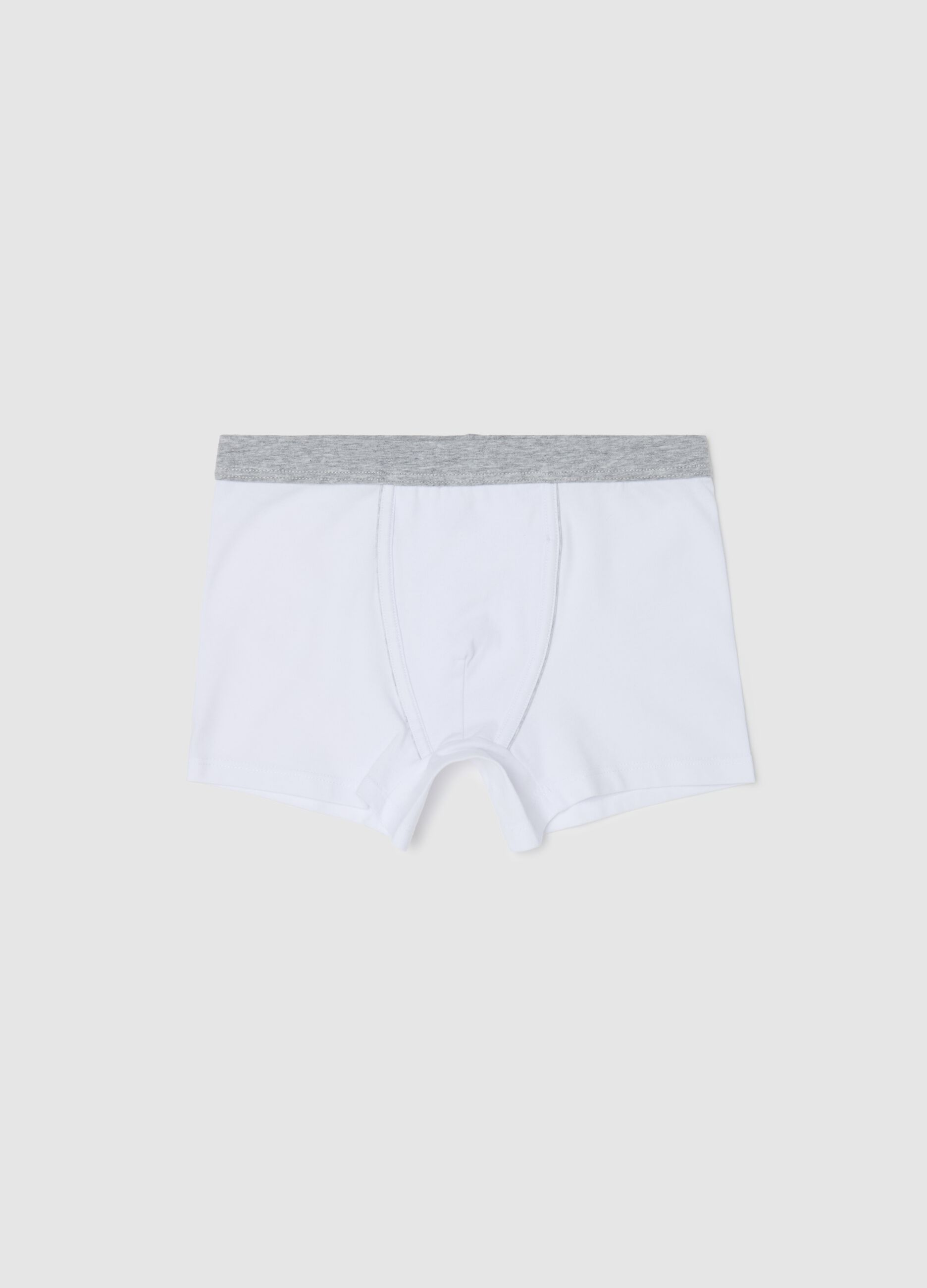 Boxer midi in cotone stretch 