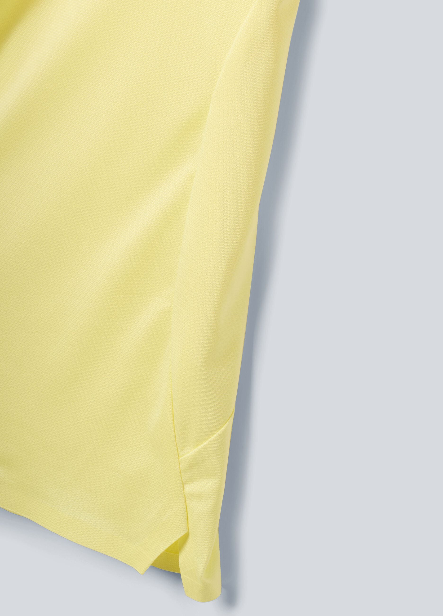 Yellow ALTAVIA COURT stretch performance polo