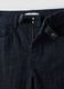 Jeans denim blu bootcut in cotone elasticizzato_1