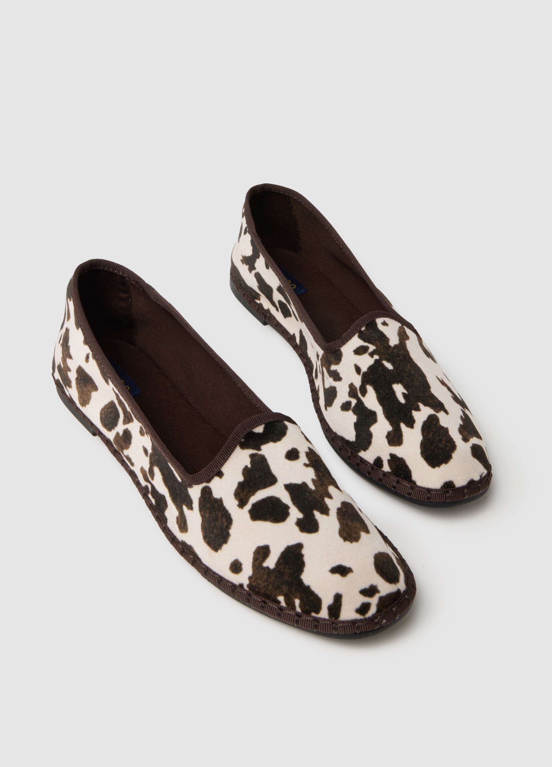 Friulian shoes with animal print