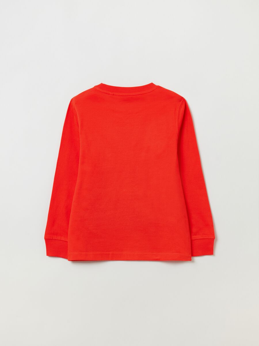 T-shirt a maniche lunghe in cotone_1