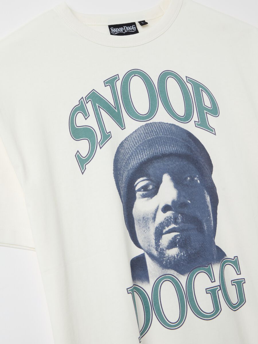 Cotton T-shirt with Snoop Dogg print_5