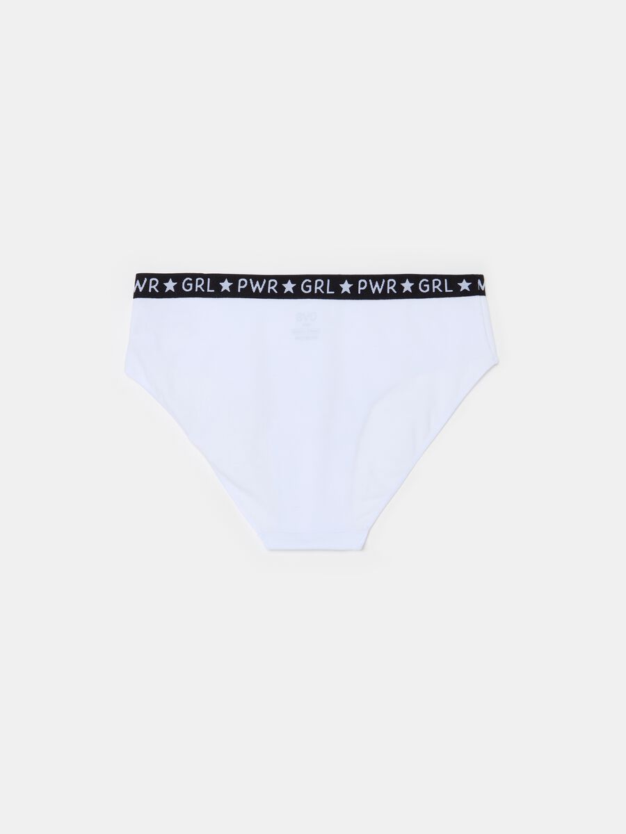 Organic cotton briefs with lettering_1