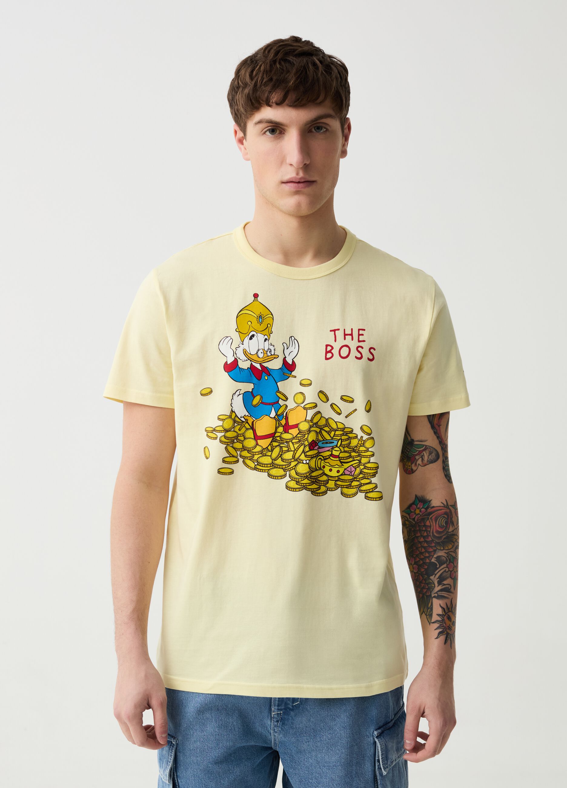 T-shirt with Scrooge McDuck print