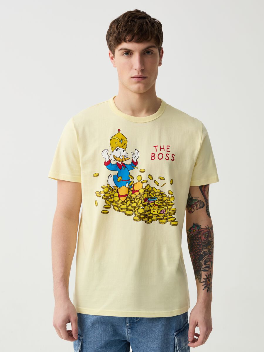 T-shirt with Scrooge McDuck print_0