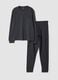 Grey organic cotton crew-neck pyjamas_4