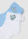 Pack of 3 short organic cotton-blend socks with Toy Story embroidery for baby boy_2
