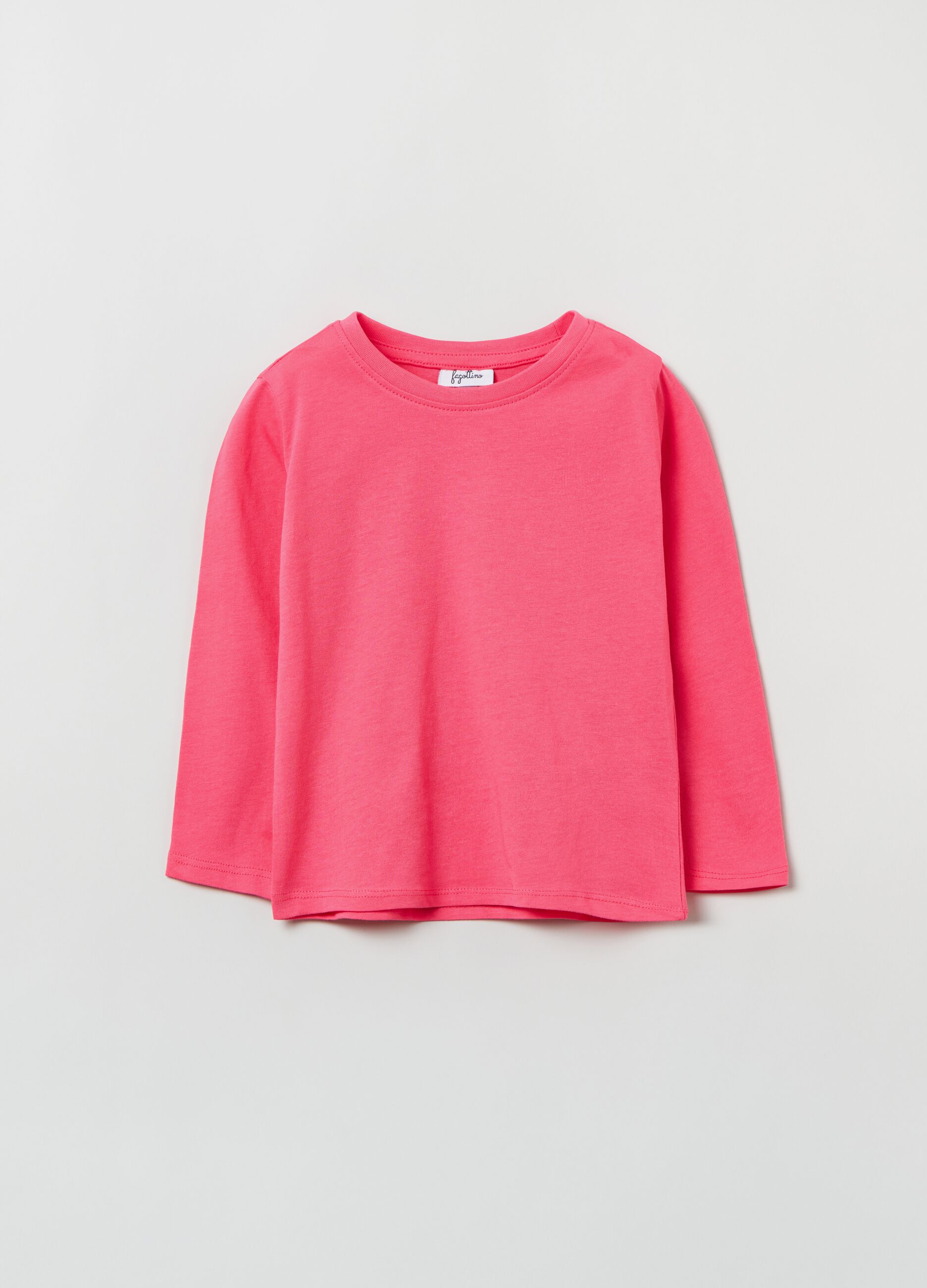 T-shirt a maniche lunghe in cotone _0