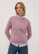 Pink wool-blend cable-knit crew neck jumper_0