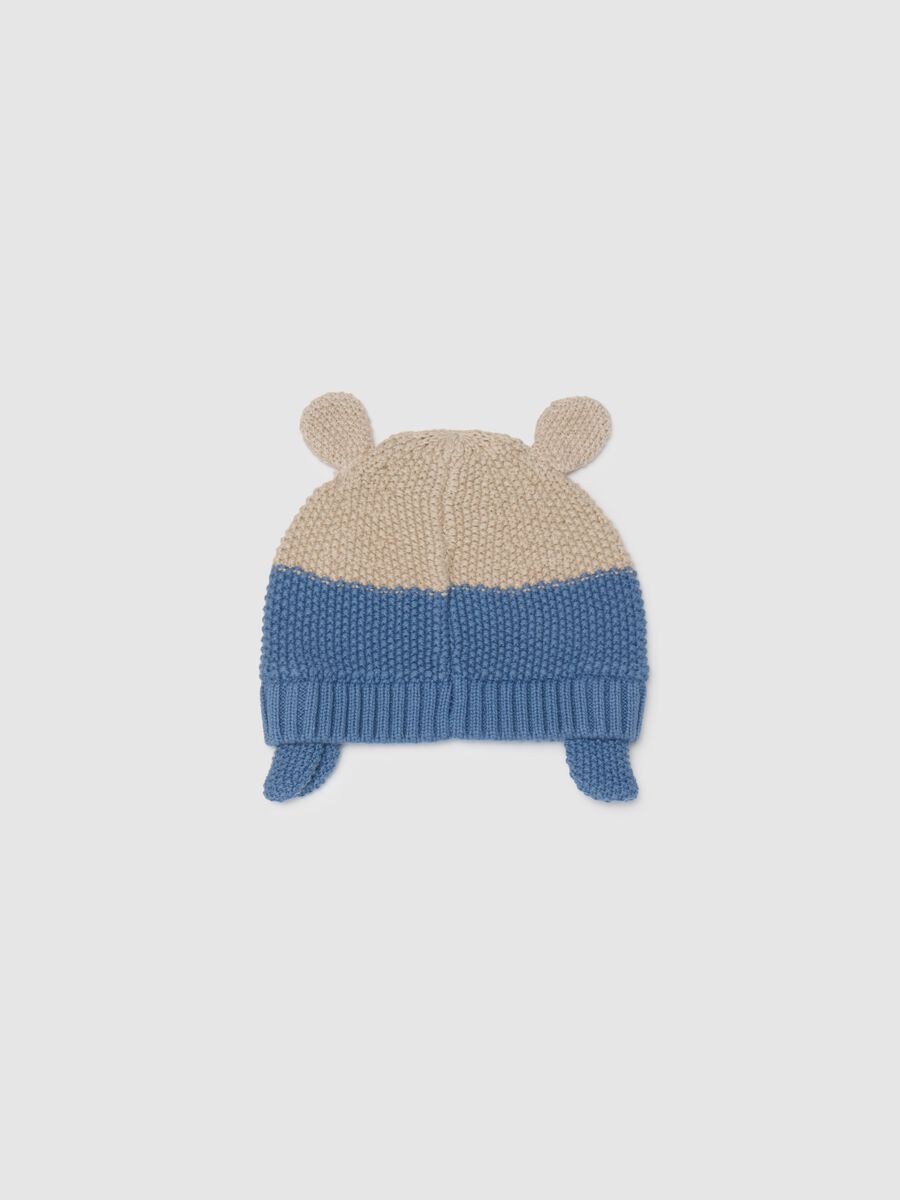 Newborn hat in pure multicoloured cotton_1