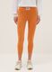 Orange stretch cotton regular fit leggings with Everlast logo_1