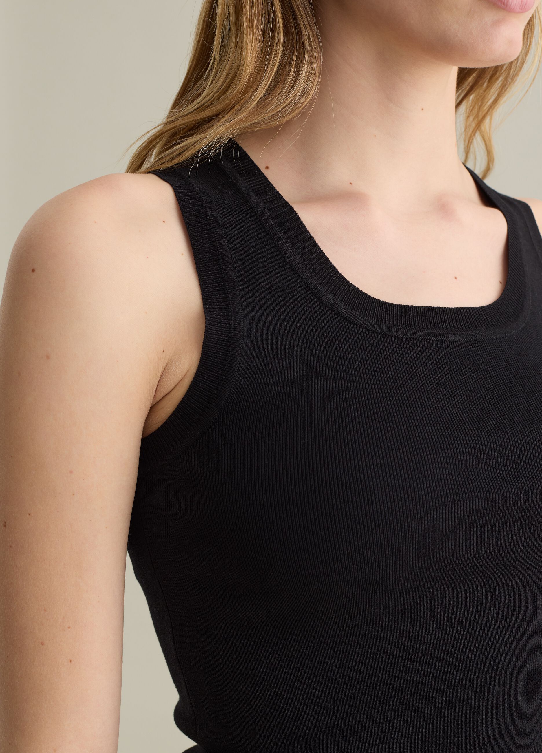 Tank top tinta unita