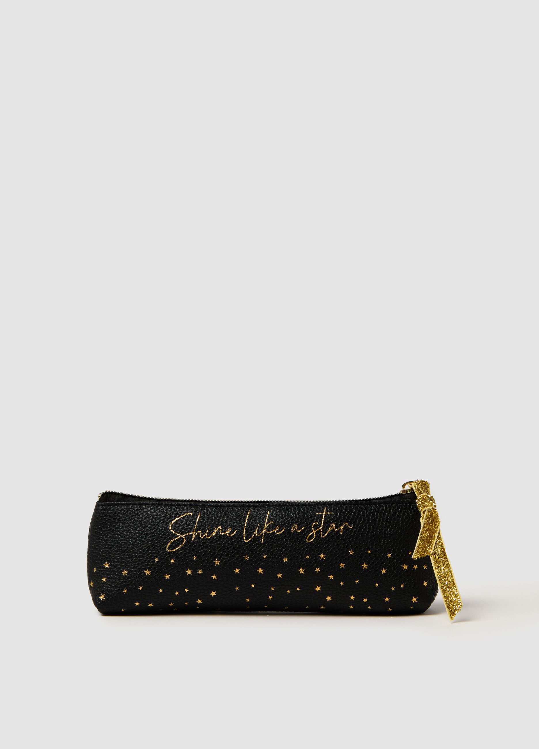 Multicolour PVC Case with Gold Details