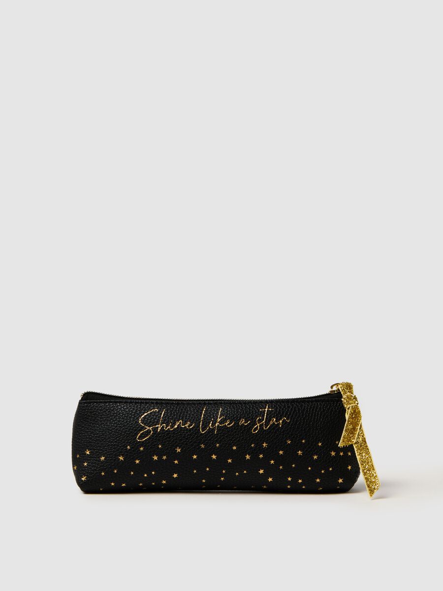 Multicolour PVC Case with Gold Details_0