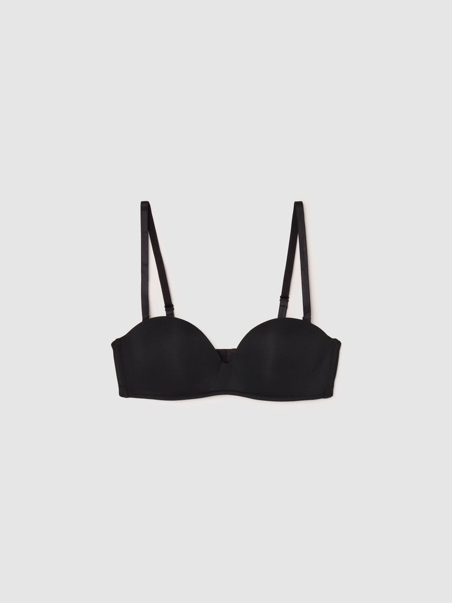 Bandeau bra with preformed cups_0