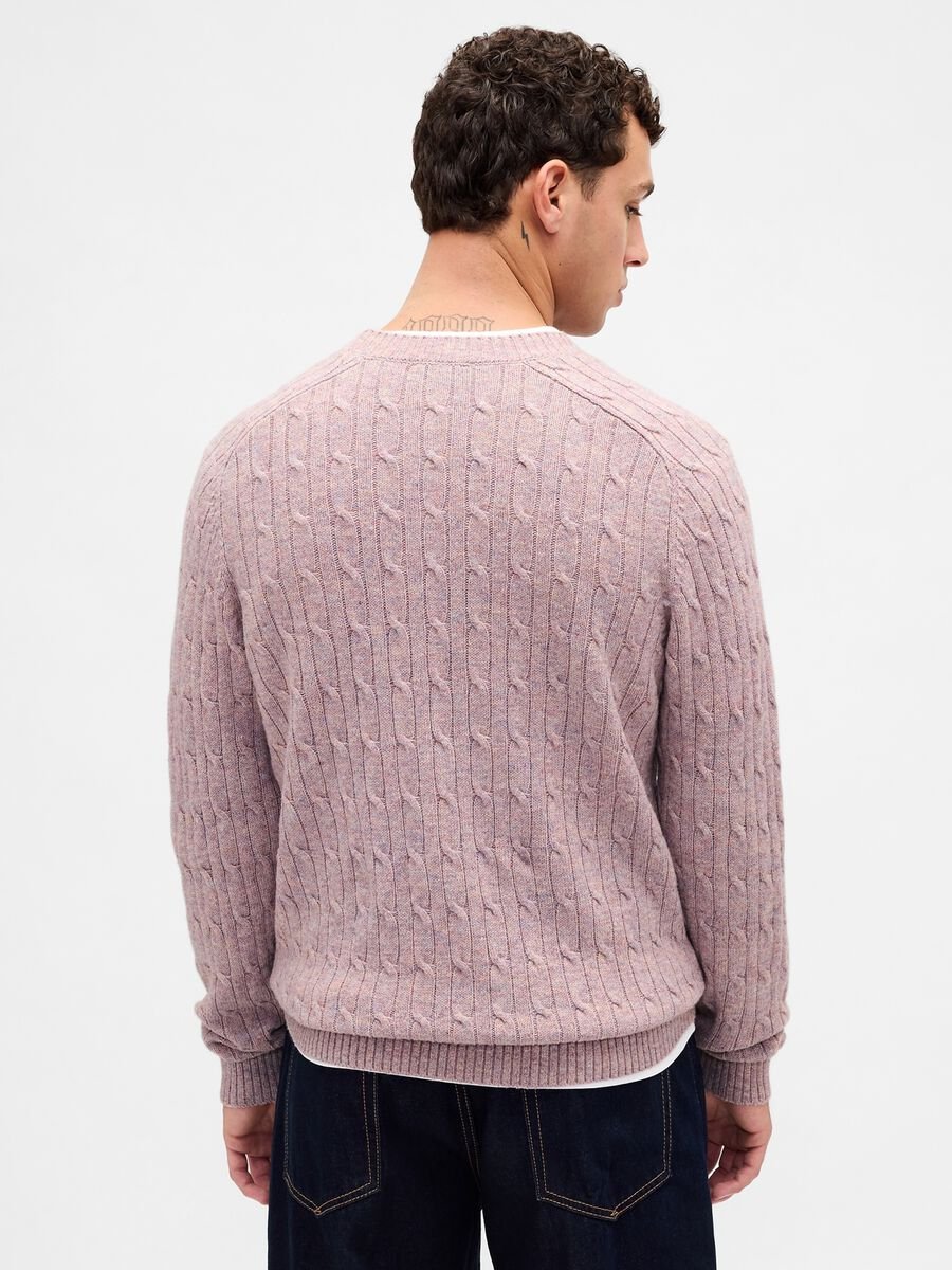 Pink wool blend jumper_1