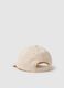 Beige pure cotton regular fit child's hat_1