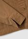 Brown cotton blend jacket with buttons and zip_6