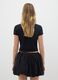 Women's black pure cotton T-shirt_3