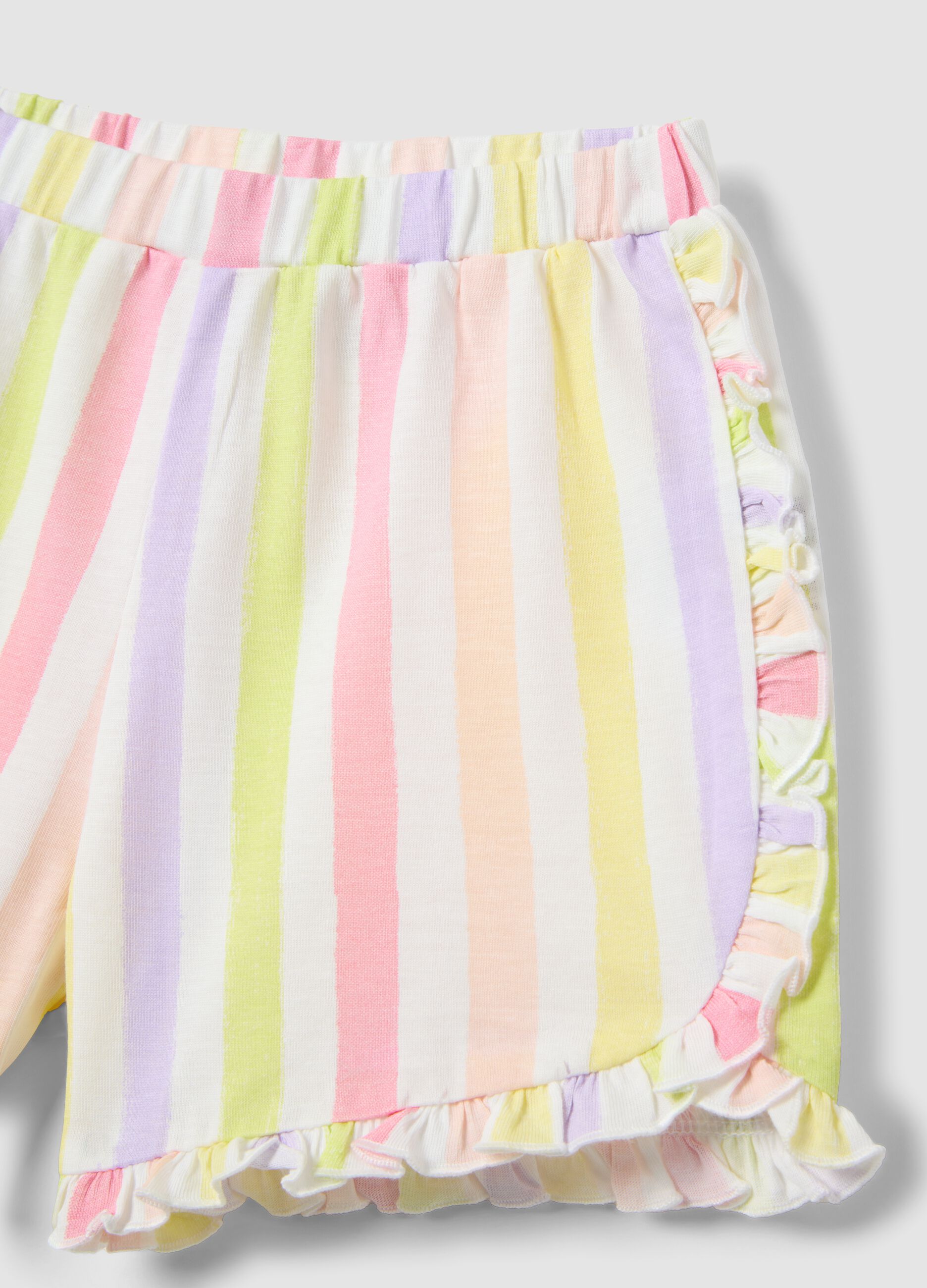 Multicolour organic cotton baby girls&rsquo; pyjamas, regular fit