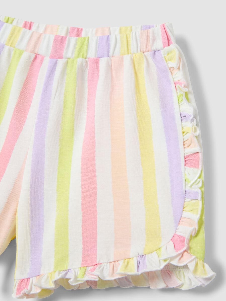 Multicolour organic cotton baby girls&rsquo; pyjamas, regular fit_2