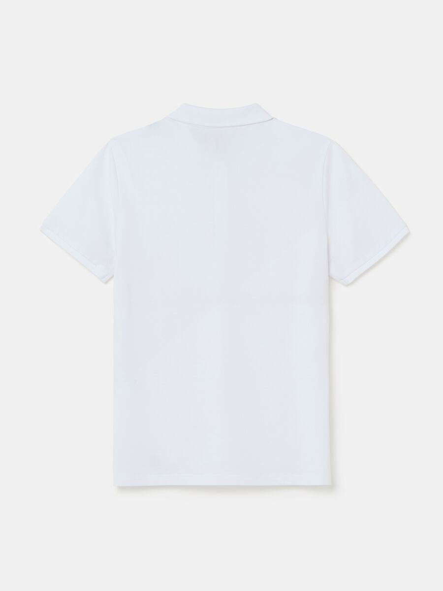 Cotton pique polo shirt_4
