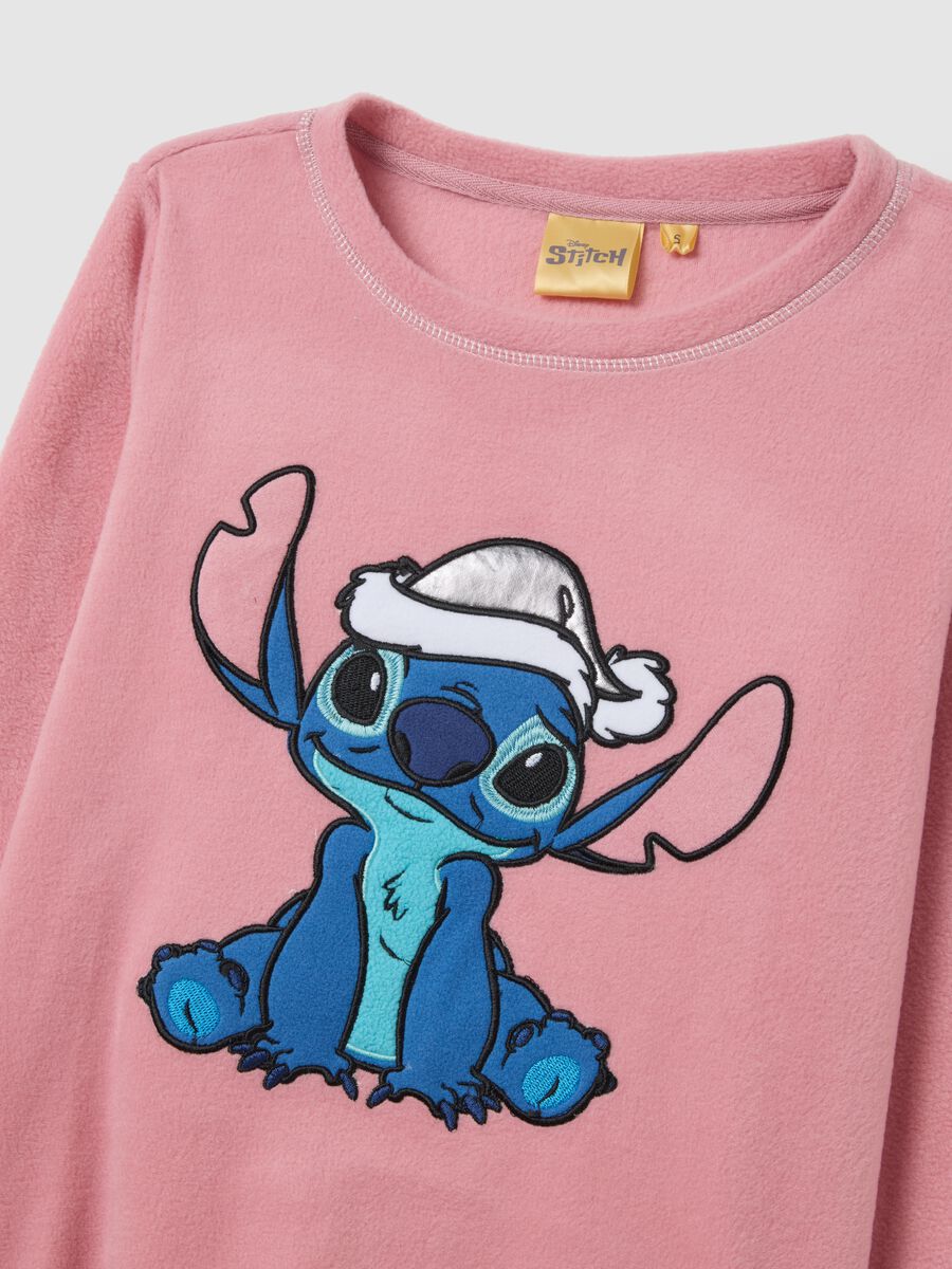 Pink striped regular fit pyjamas with Disney decoration_5