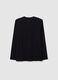 Boys' Black Pure Cotton Regular Fit T-shirt_1