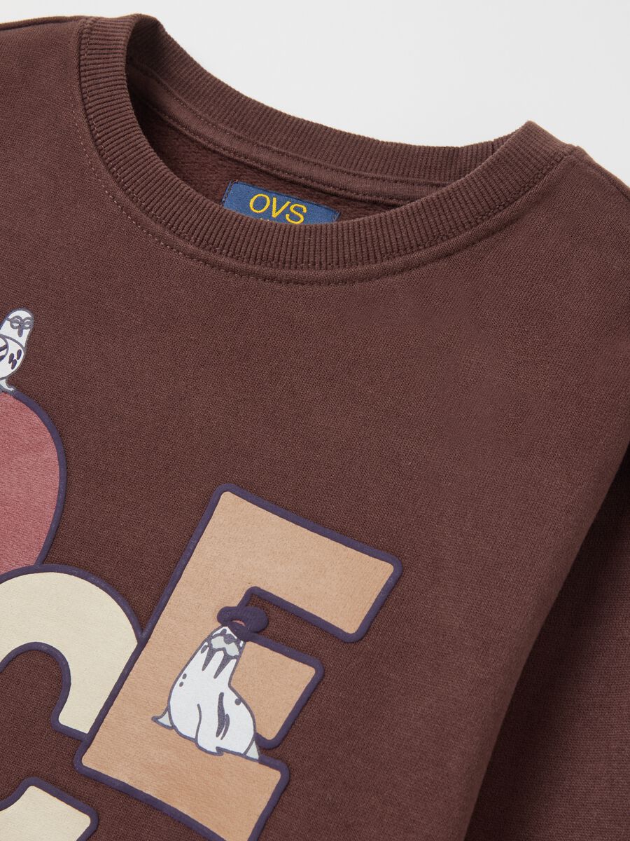 French terry sweatshirt with print_3
