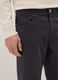 Black Stretch Cotton Slim Fit Trousers_3