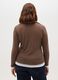 Brown regular fit V-neck sweater_2